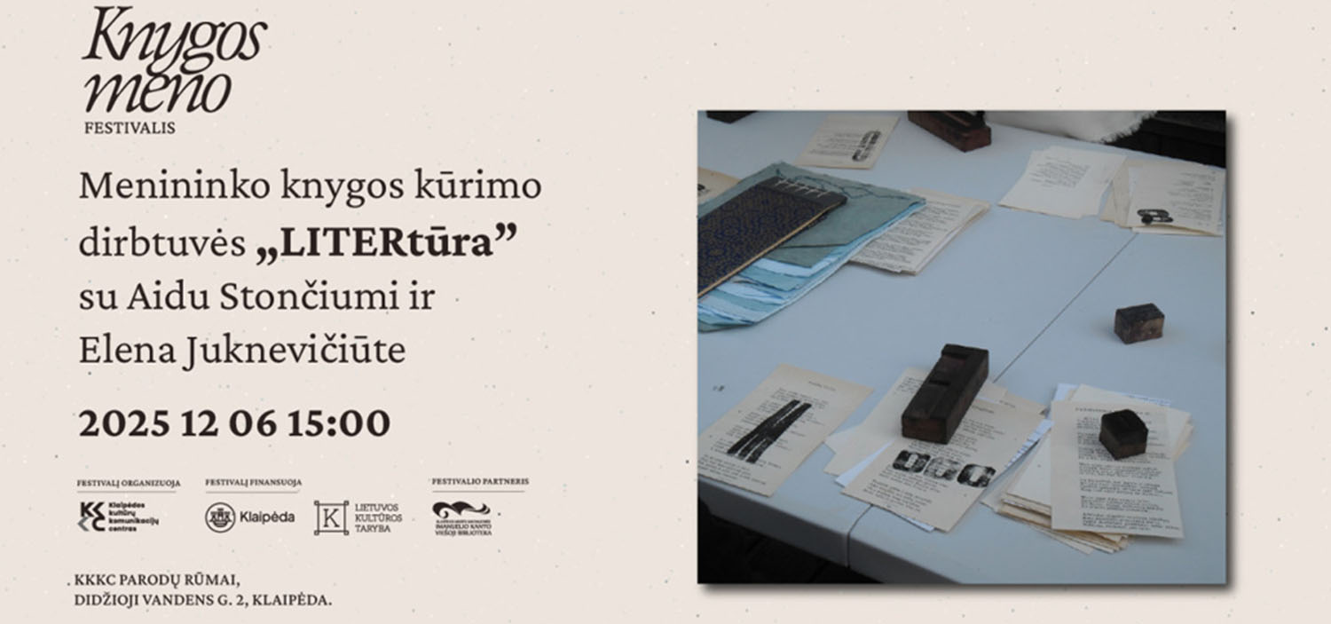 Knygos kūrimo dirbtuvės