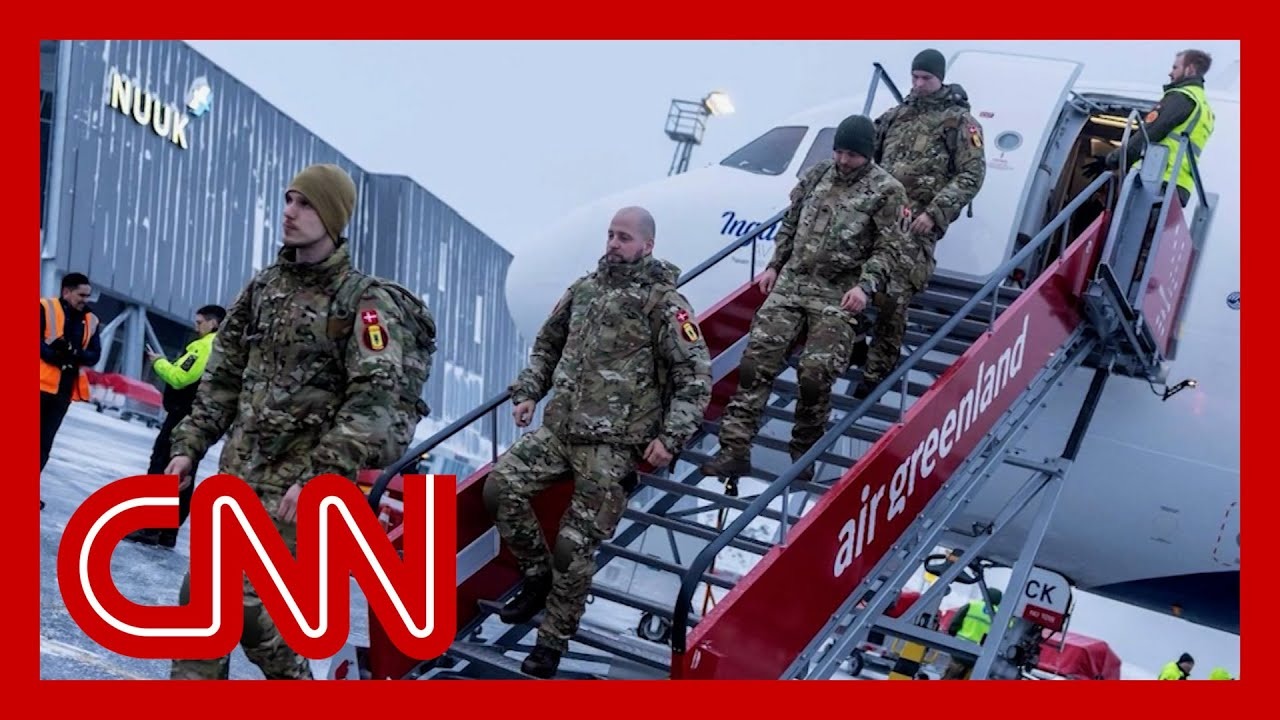 Danų kariai atvyko į Grenlandiją