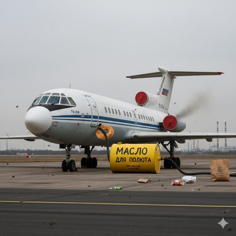 Lėktuvas ir aliejus