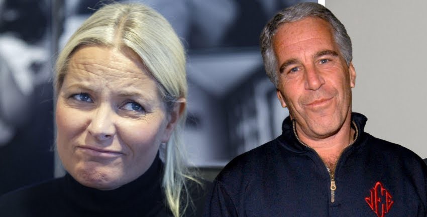 Mette Marit ir Jeffrey Epsteinas
