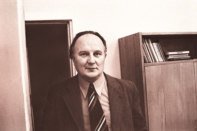 „Raudonosios vėliavos„/„Šiaulių naujienų“ redaktorius Pranciškus Narbutas. Aleksandro Ostašenkovo nuotr.