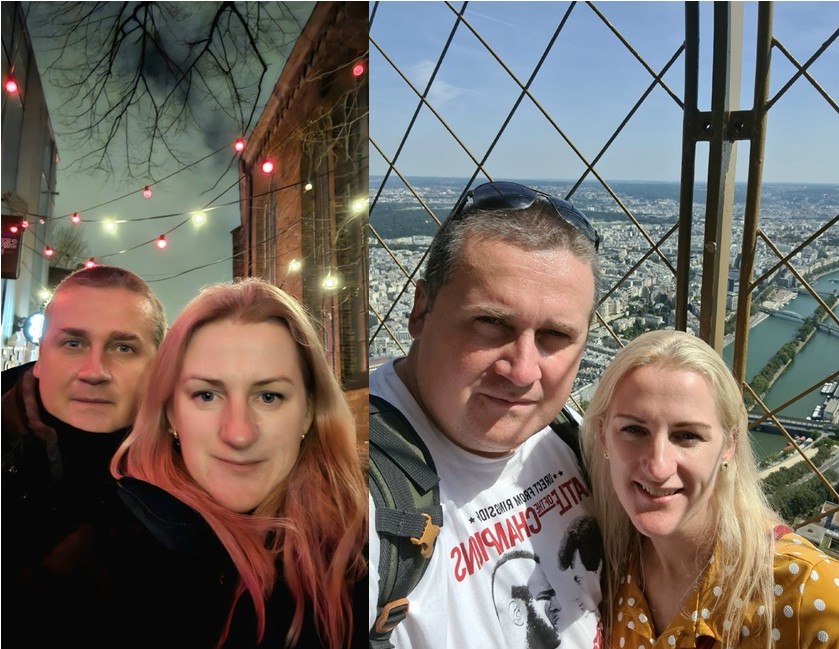 Skirmantas Malinauskas su žmona