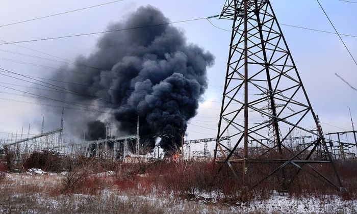 Masinė dronų ataka Briansko srityje