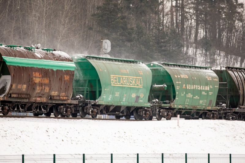 Belaruskalij trąšų tranzitas