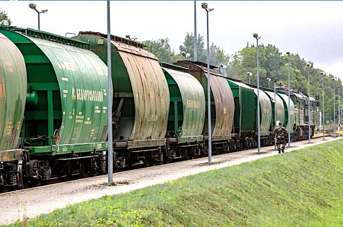 Belaruskalij trąšų tranzitas