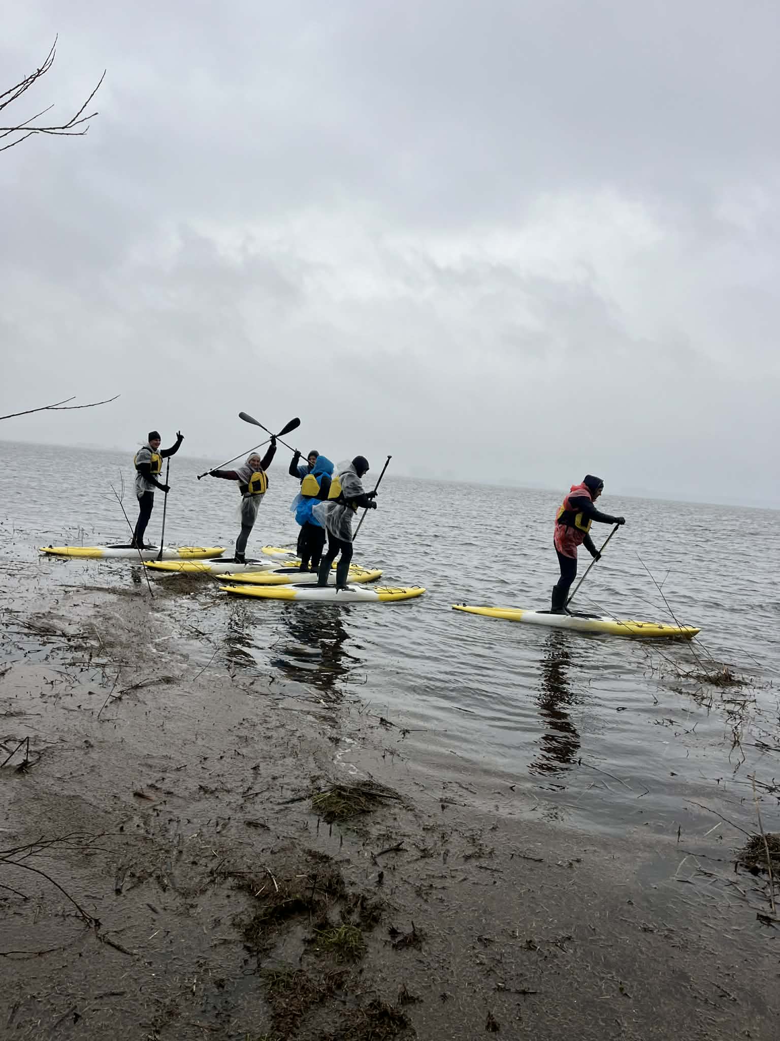 Potvynis Pamaryje irklentės