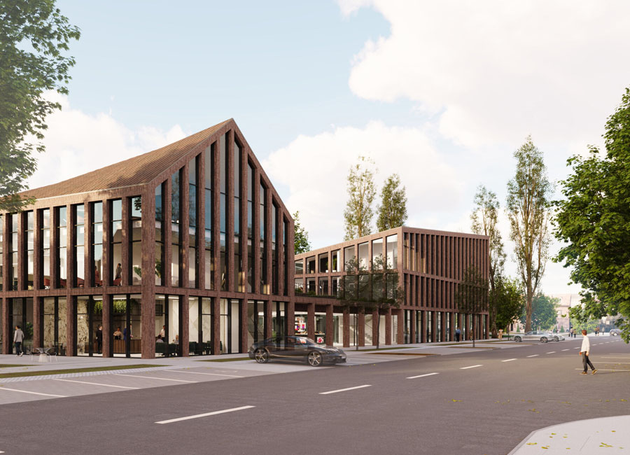 Danės krantinė, verslo centras