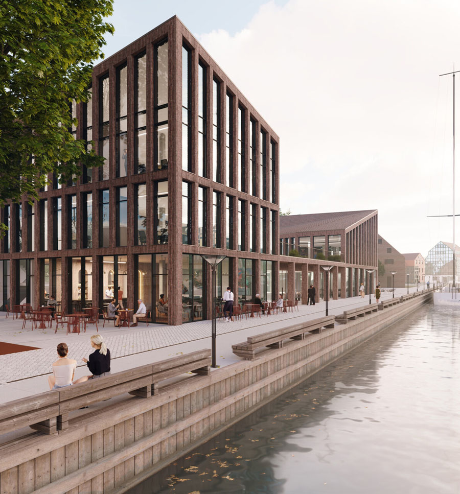 Danės krantinė, verslo centras