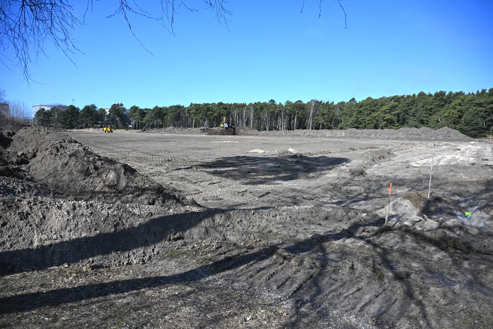 Futbolo aikštė, dengtas maniežas