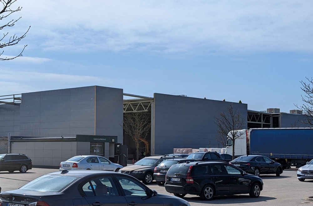 Klaipėdos akropolis, statybos