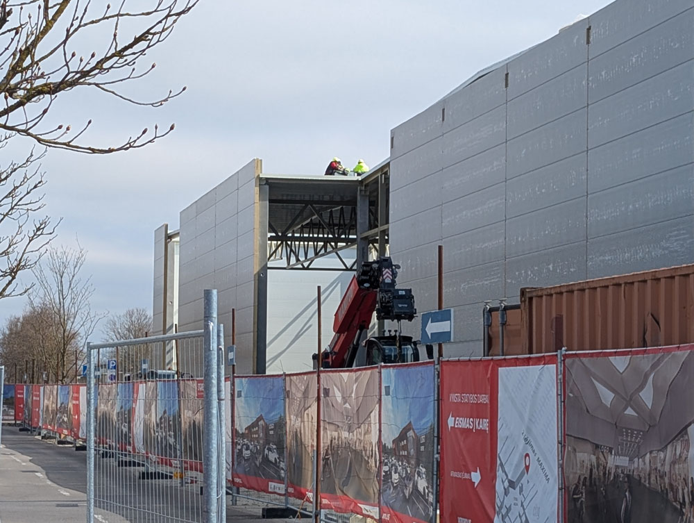 Klaipėdos akropolis, statybos