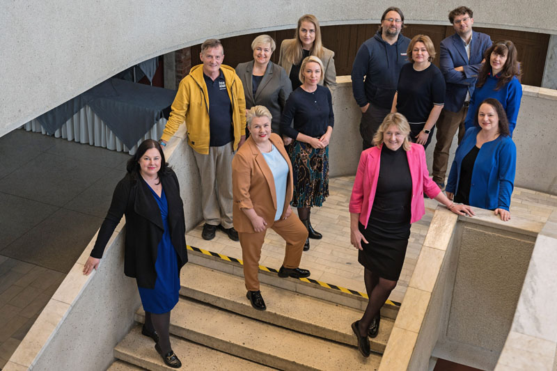 Klaipėdos kultūros centro Žvejų rūmų direktorė Kristina Jakštė ir jos komanda