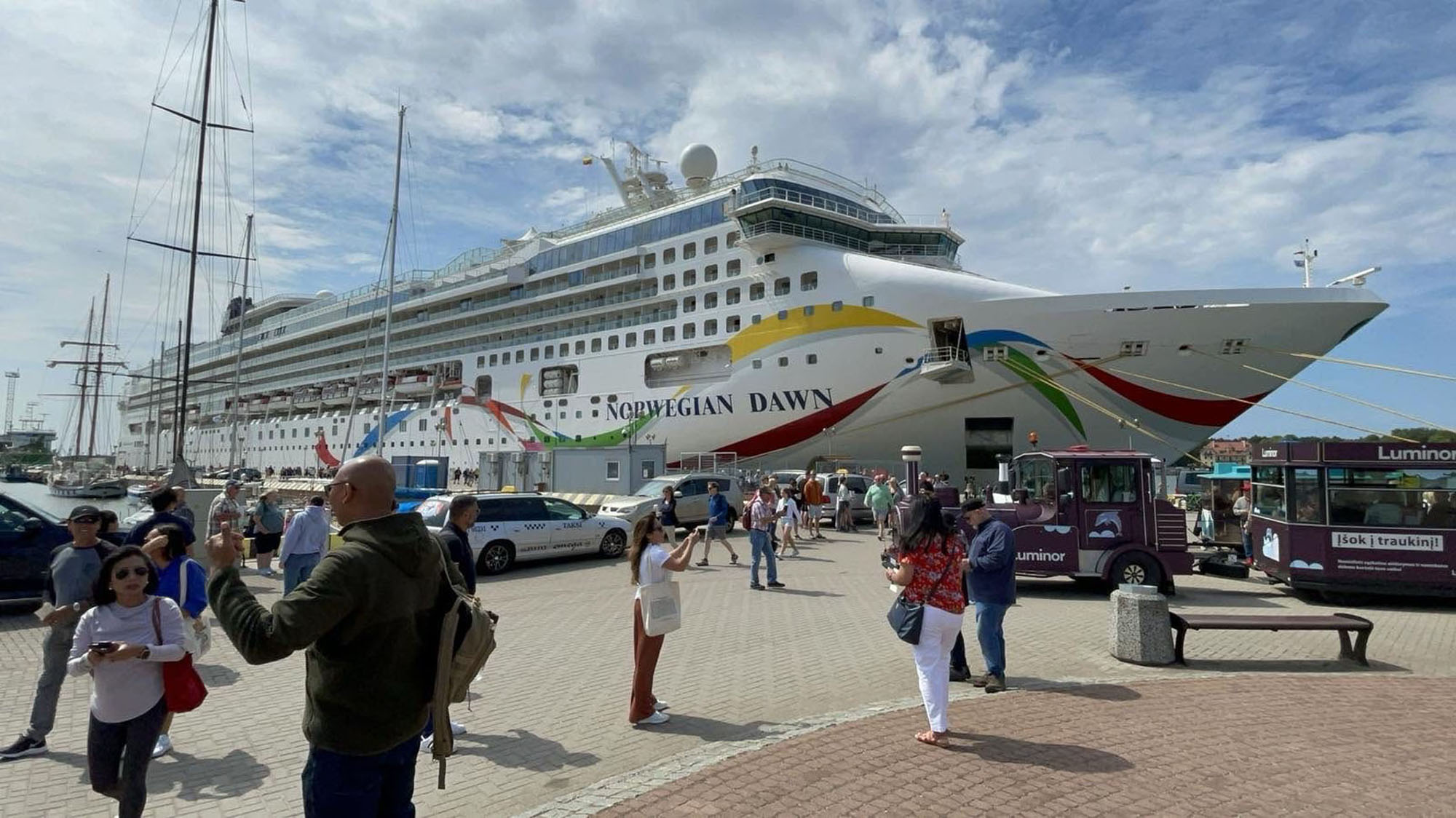 kruizinės laivybos turistas