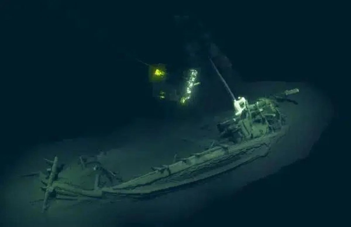 Paskendęs graikų laivas