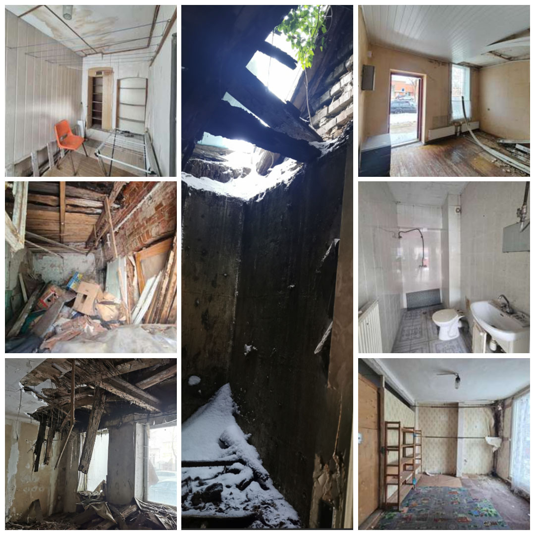 Puodžių gatvė, apleistas pastatas