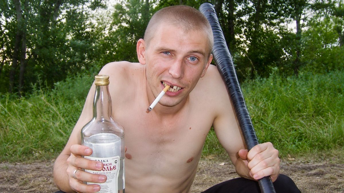 Girti rusų turistai
