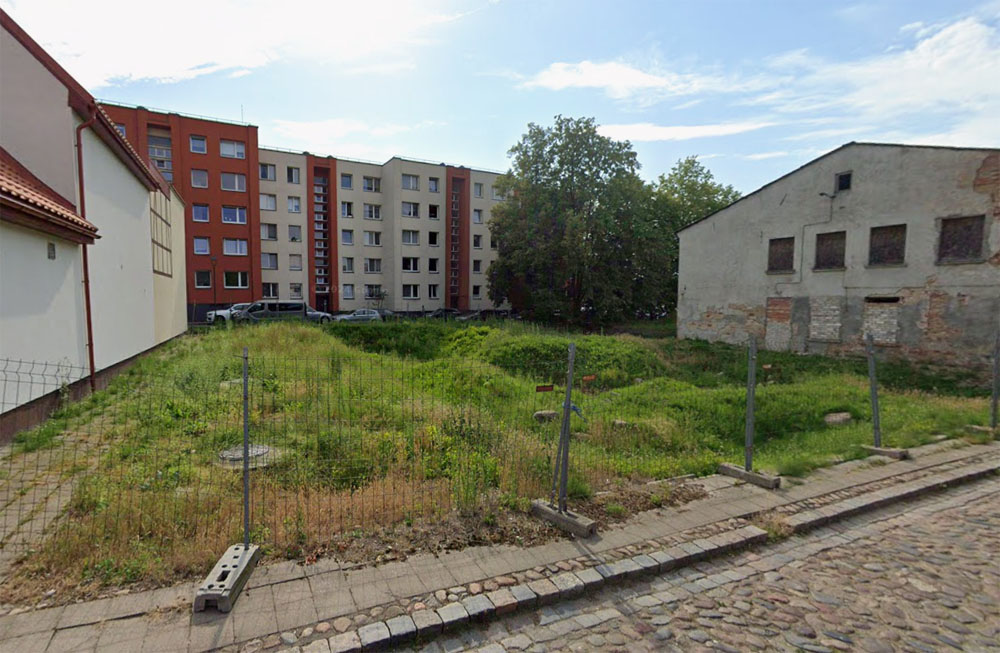 Skerdėjų gatvė, Klaipėdos senamiestis, apleista vieta