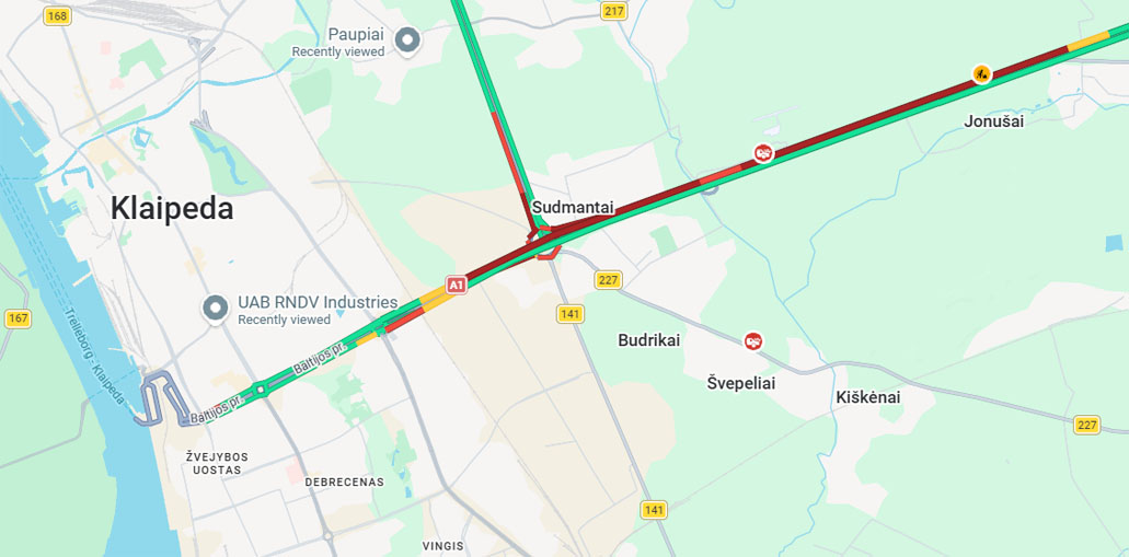 automagistralė, spūstys