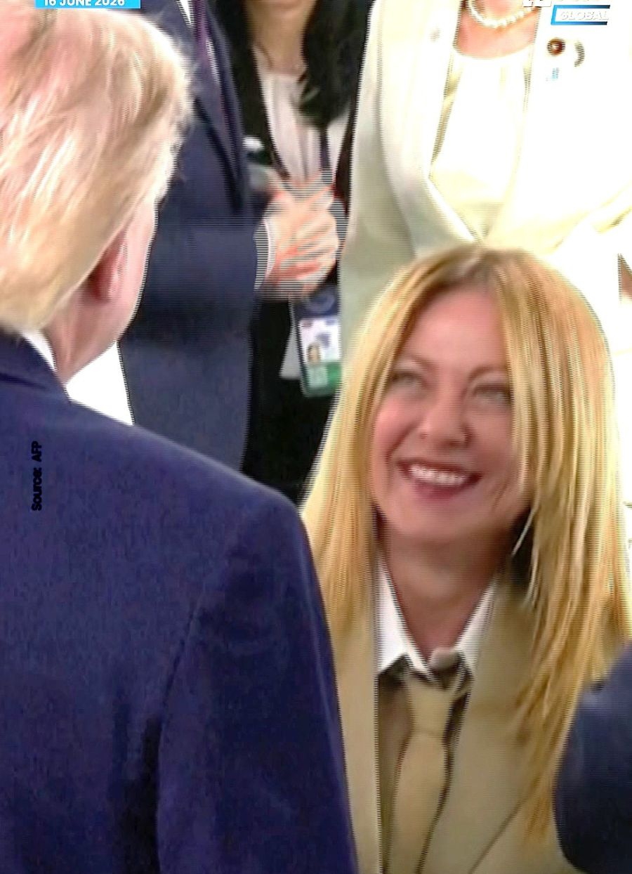 Giorgia Meloni, Donaldas Trampas