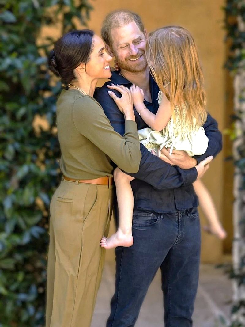 Meghan Markle ir princas Harry su dukra