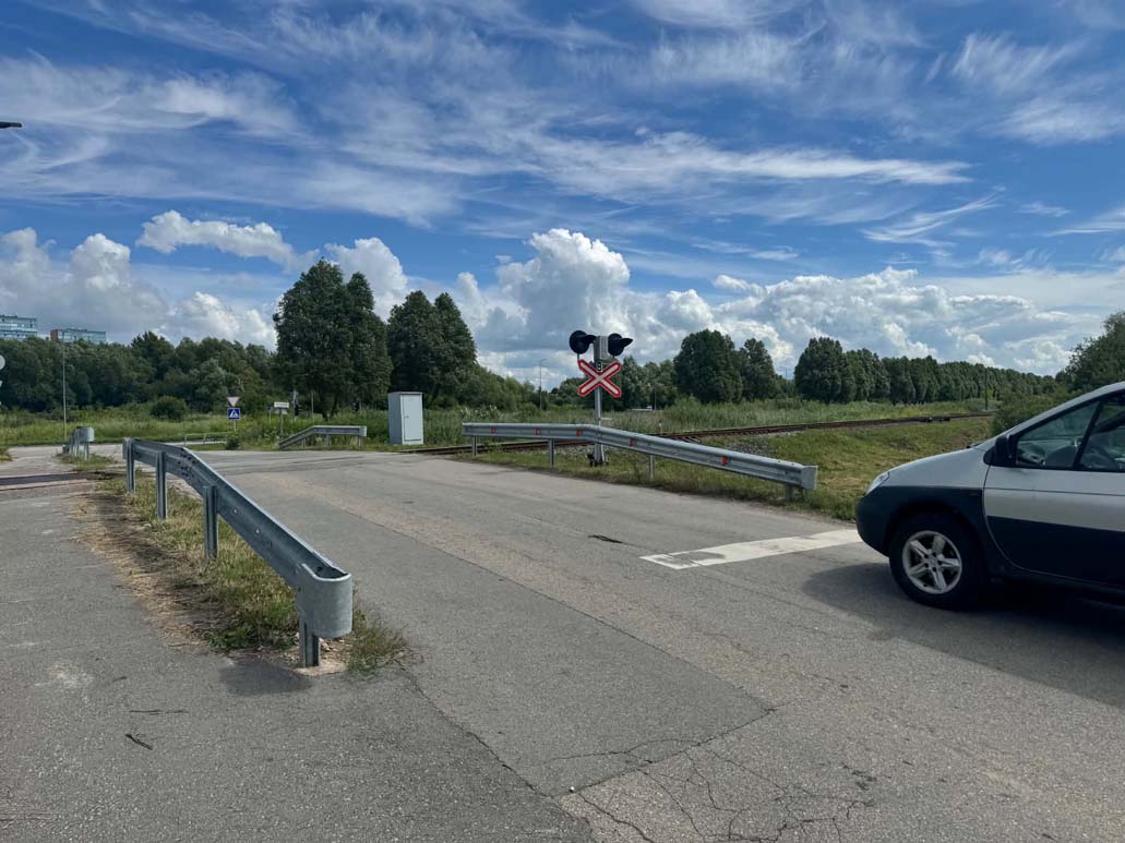 geležinkelio pervaža, automobilis