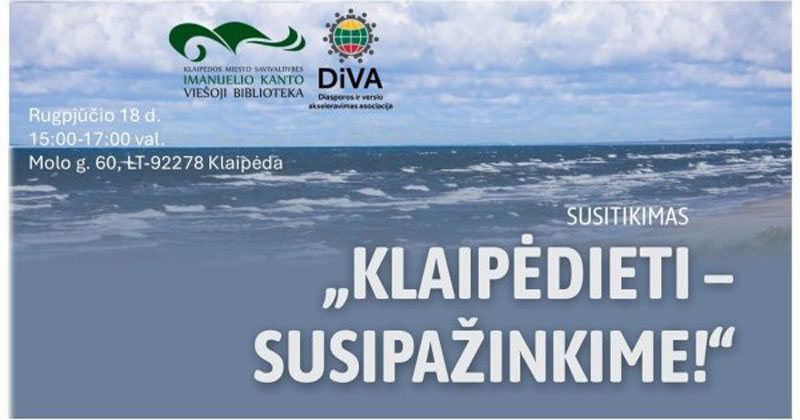 Kontaktų galia: klaipėdieti - susipažinkime