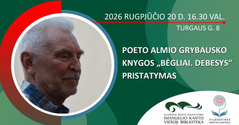 Knygos "Bėgliai. Debesys" pristatymas