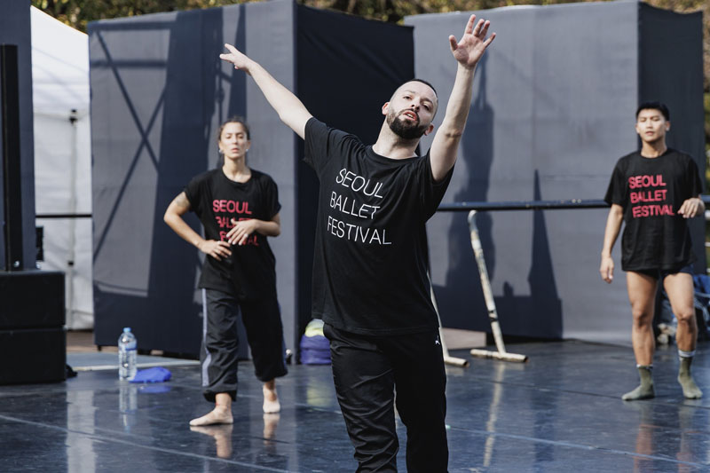 Seulo baleto festivalio akimirka