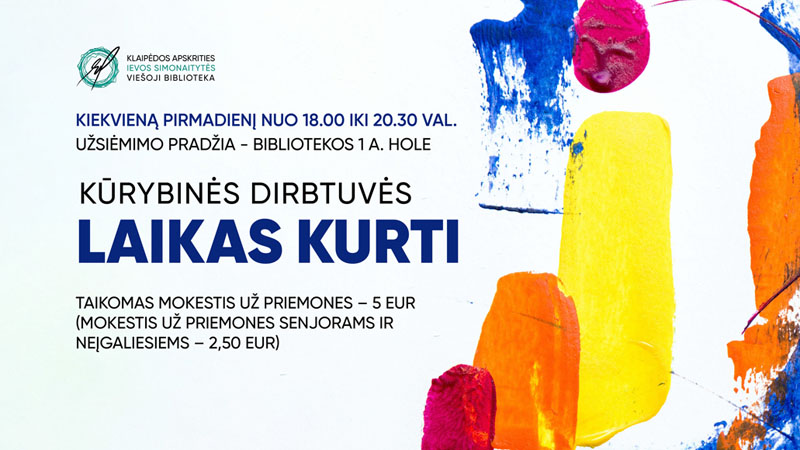 Suaugusiųjų kūrybinės dirbtuvės