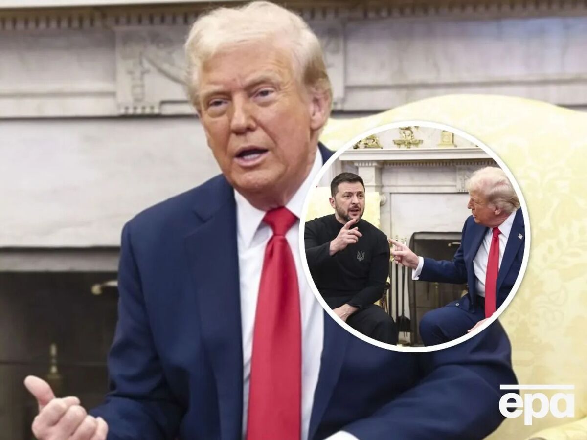 Volodymyras Zelenskis ir Donaldas Trampas