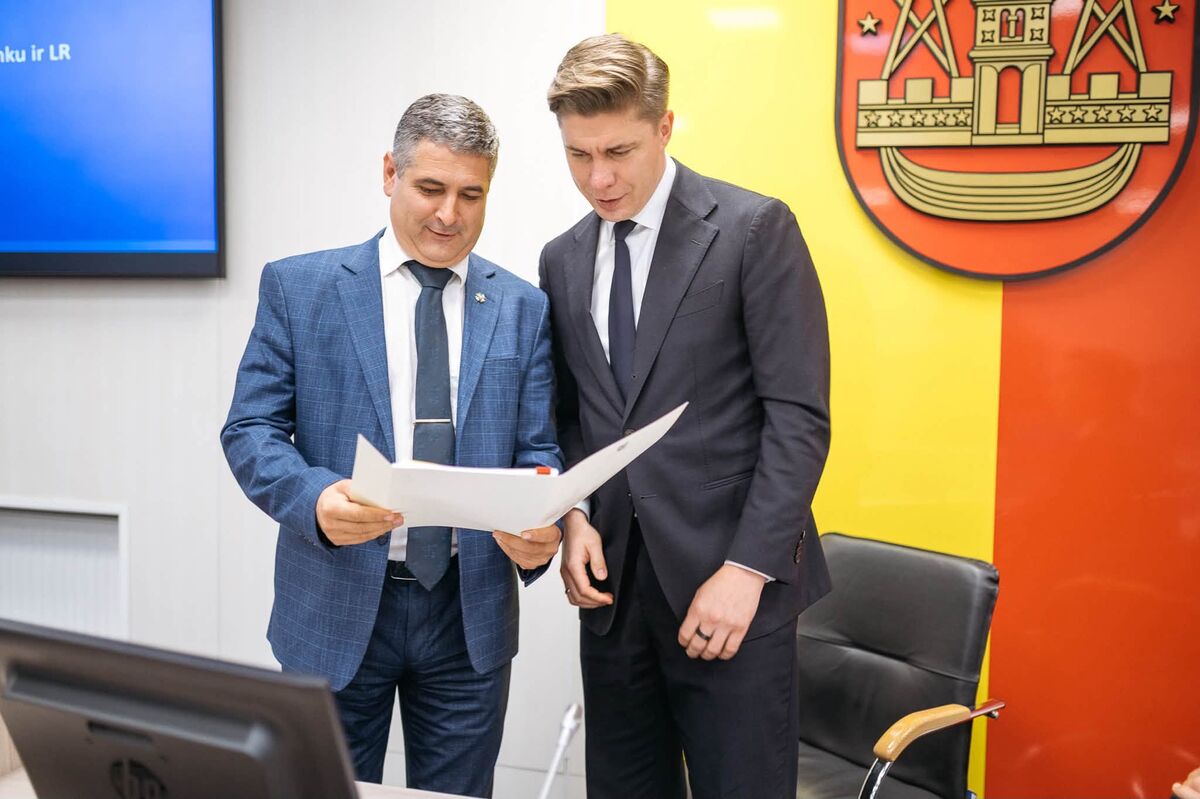 Darius Jasaitis ir Mindaugas Sinkevičius
