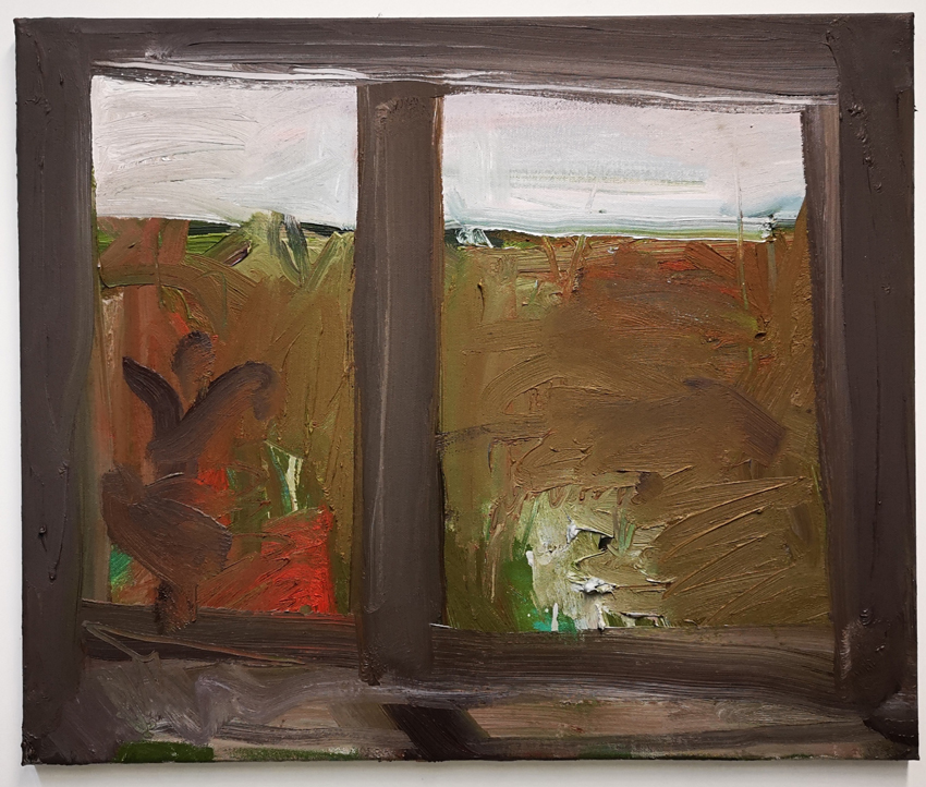 Tas langas (lapkritis). 2021. Drobė, aliejus. 50x60