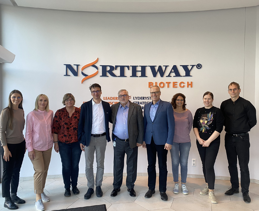 KU mokslininkų vizitas į „Northway Biotech” laboratorijas