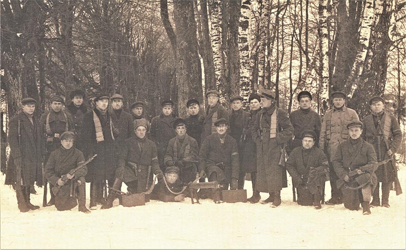 Lietuvių kovotojai 1923 m. sausį. Klaipėdos užėmimo operacijos sėkmę lėmė sumanios ir drąsios karinės diversijos, apie kurias freištatininkai nė neįtarė. MLIM archyvai.