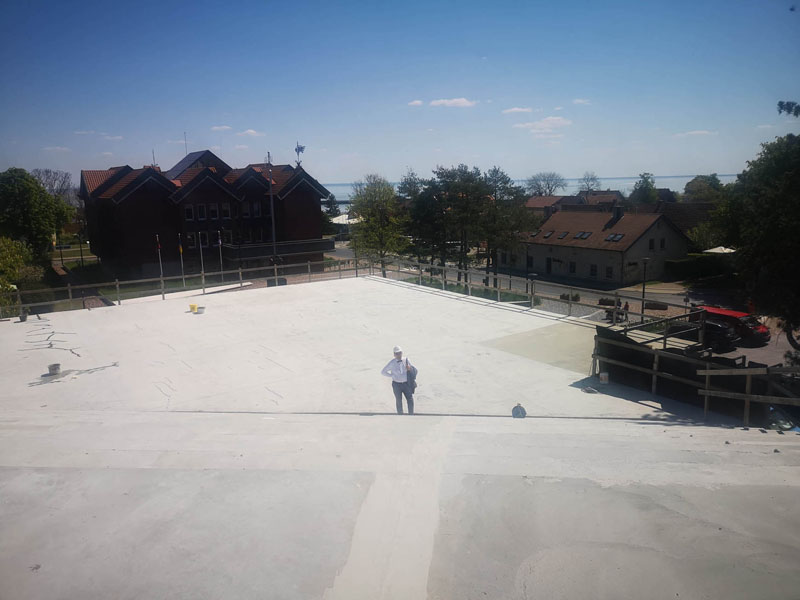 ERDVĖ. Milžiniška lauko terasa su amfiteatru ant “Agilos” stogo, ko gero, bus pagrindinė šio centro traukos vieta.