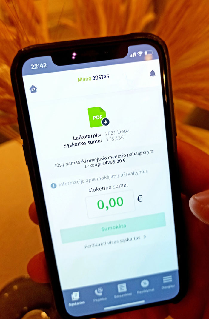 „Mano BŪSTO“ klientai namo kaupiamųjų lėšų likutį bet kada gali patogiai pasitikrinti savitarnos svetainėje arba mobilioje aplikacijoje eBŪSTAS. 