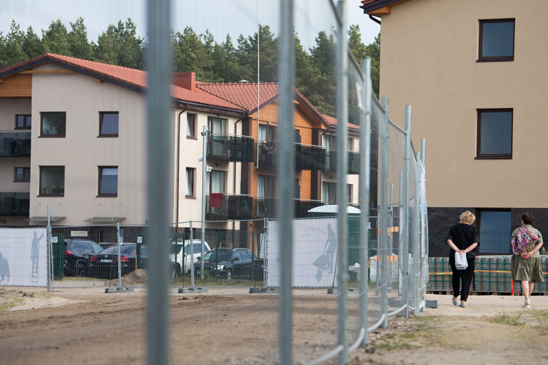 NAMAI statybų apsuptyje. Vitos JUREVIČIENĖS nuotr.