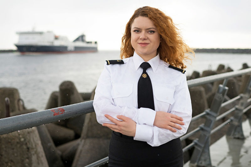 LAIVAVEDĖ. Violeta Bartkevič nesigaili pradėjusi studijuoti laivavedybą Lietuvos aukštojoje jūreivystės mokykloje. 