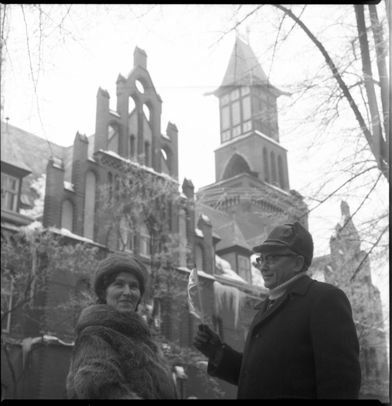 Vytautas Jakelaitis su žmona Honorata Jakelaitienė 1980 m. Klaipėdoje. 