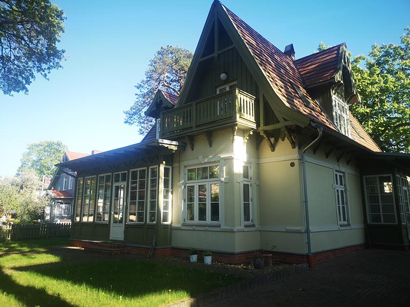 Vila „Marija“ - pirmoji Dominyko Chlebinsko Juodkrantėje restauruota vila. 