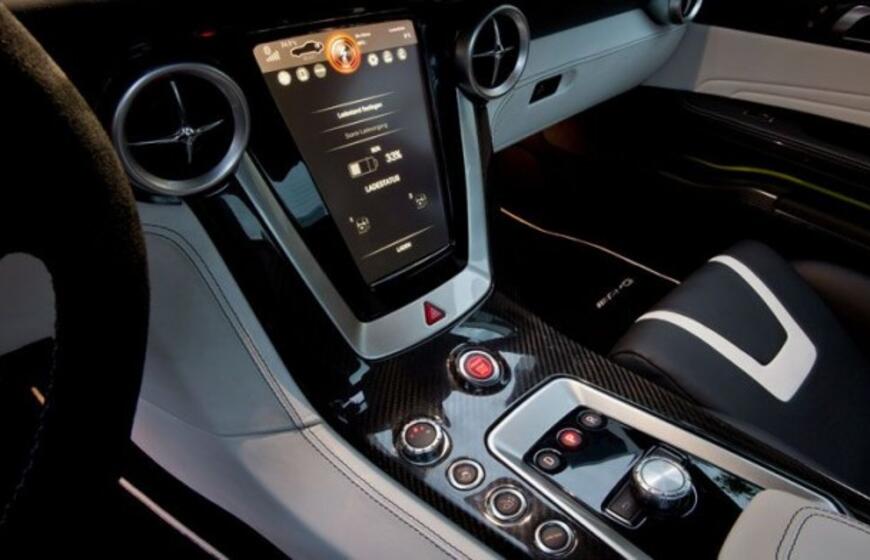 "Mercedes-Benz SLS AMG E-Cell" varomas elektra