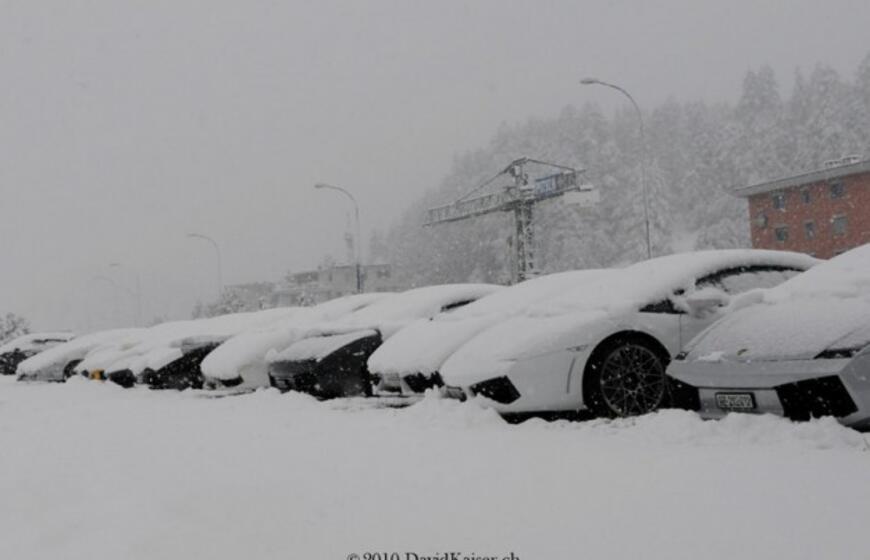 Šveicarijoje įvyko "Lamborghini" savininkų susitikimas