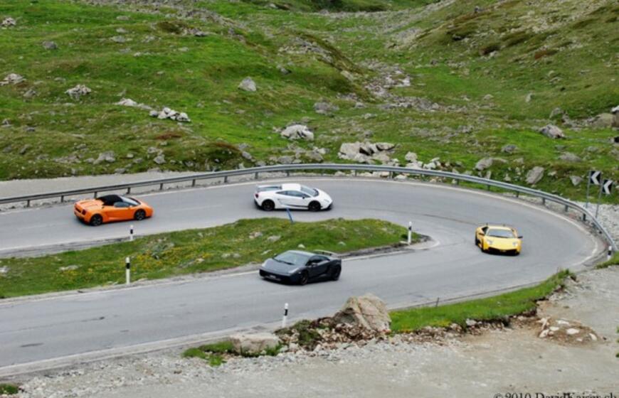 Šveicarijoje įvyko "Lamborghini" savininkų susitikimas