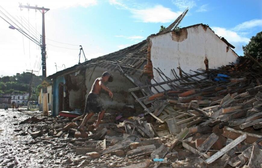 Potvynio aukų skaičius Brazilijoje išaugo iki 41