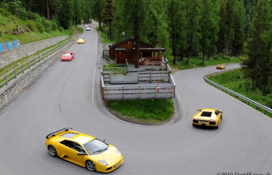 Šveicarijoje įvyko "Lamborghini" savininkų susitikimas