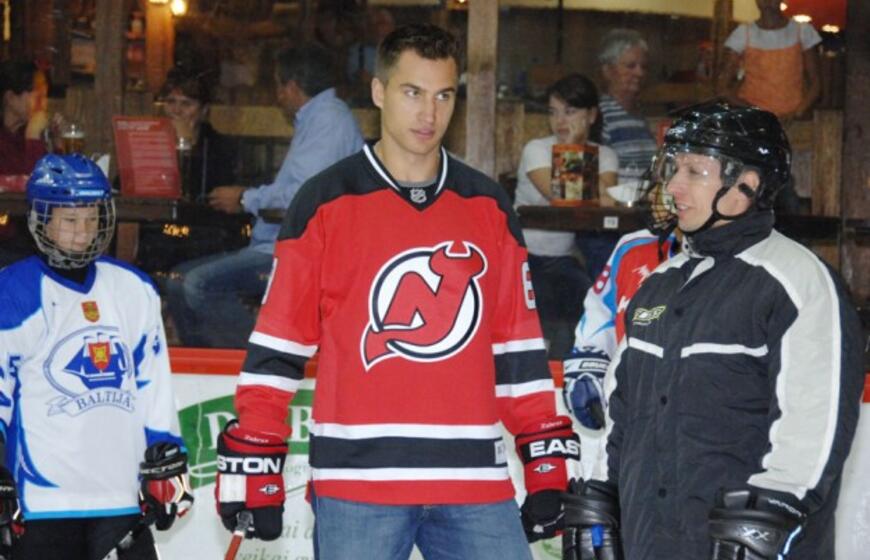 Klaipėdoje vieši ledo ritulininkas Dainius Zubrus