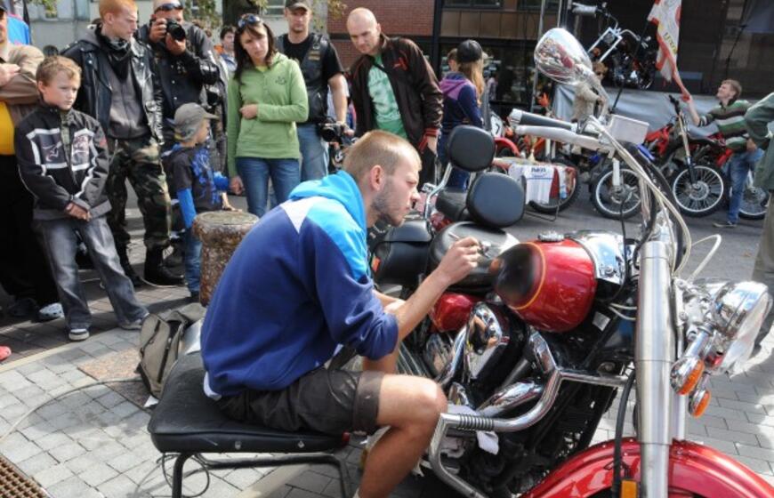 Baikerių klubas "West Coast" švenčia jubiliejų