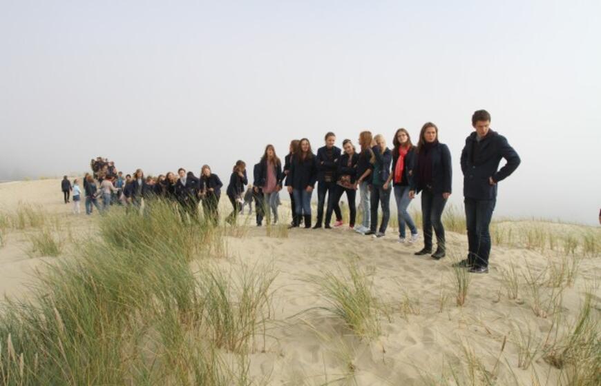 Pajūrio jaunimas dalyvavo švedės meno akcijoje