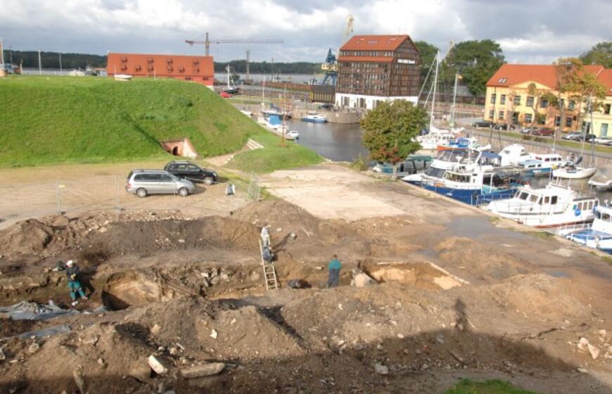 Archeologiniai kasinėjimai Klaipėdos piliavietės teritorijoje