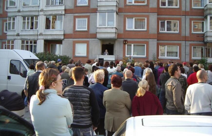 Klaipėdos Bandužių mikrorajone - gyventojų sukilimas